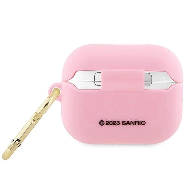 Etui Hello Kitty Silicone 3D Kitty Head na AirPods Pro - różowe