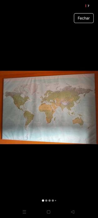 Mapa mundo parede IKEA