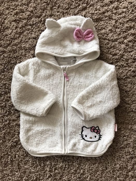 Bluza miś Hello Kitty 9-12 mies