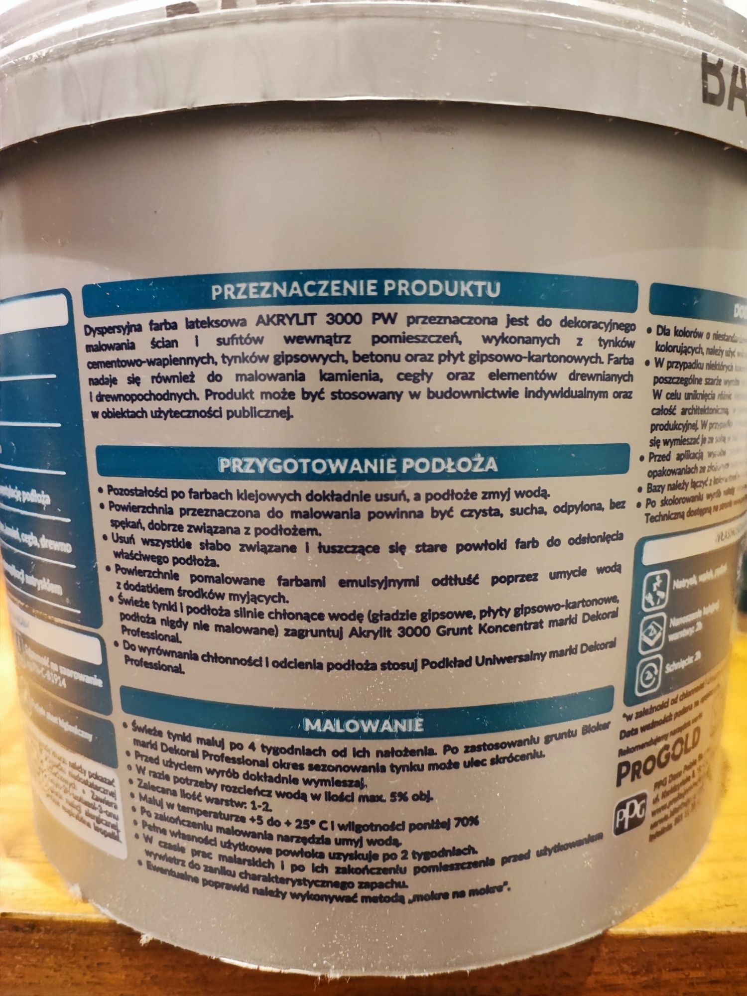 Dekoral PRO RAL7015 antracyt 5,6l akrylit 3000