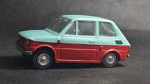 Fiat 126P CZZ duży model napęd zamachowy zabawka PRL