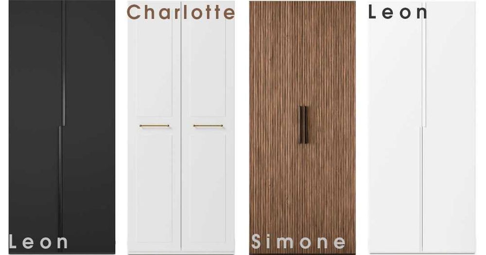 Szafa modułowa 100x236x62 biała WEST Charlotte