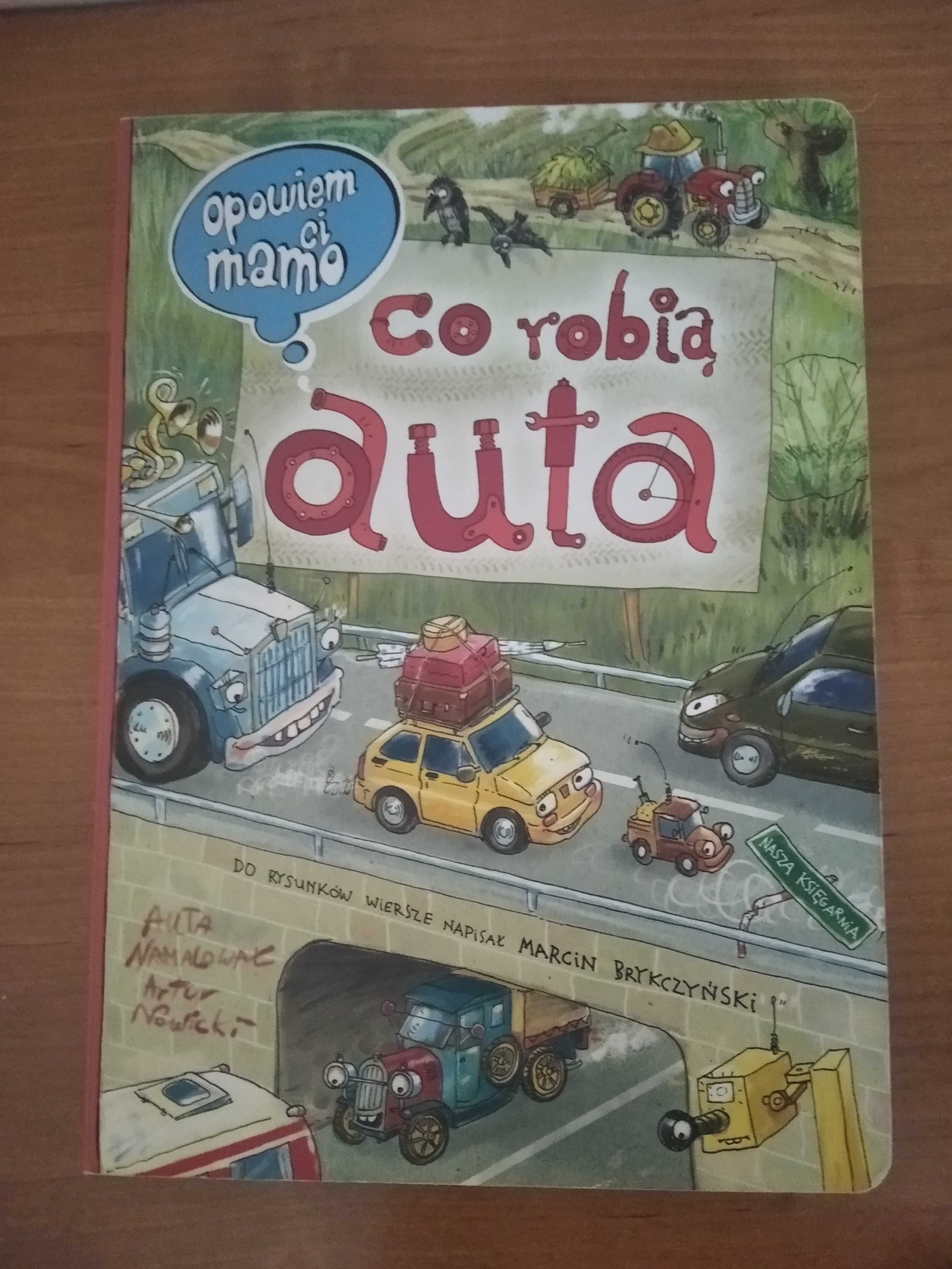 Książka. Auta. Twarde strony.