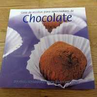 vendo livro Guias de receitas para apreciadores de chocolate