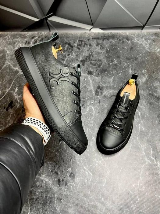 Кожаные кроссовки кеды Billionaire