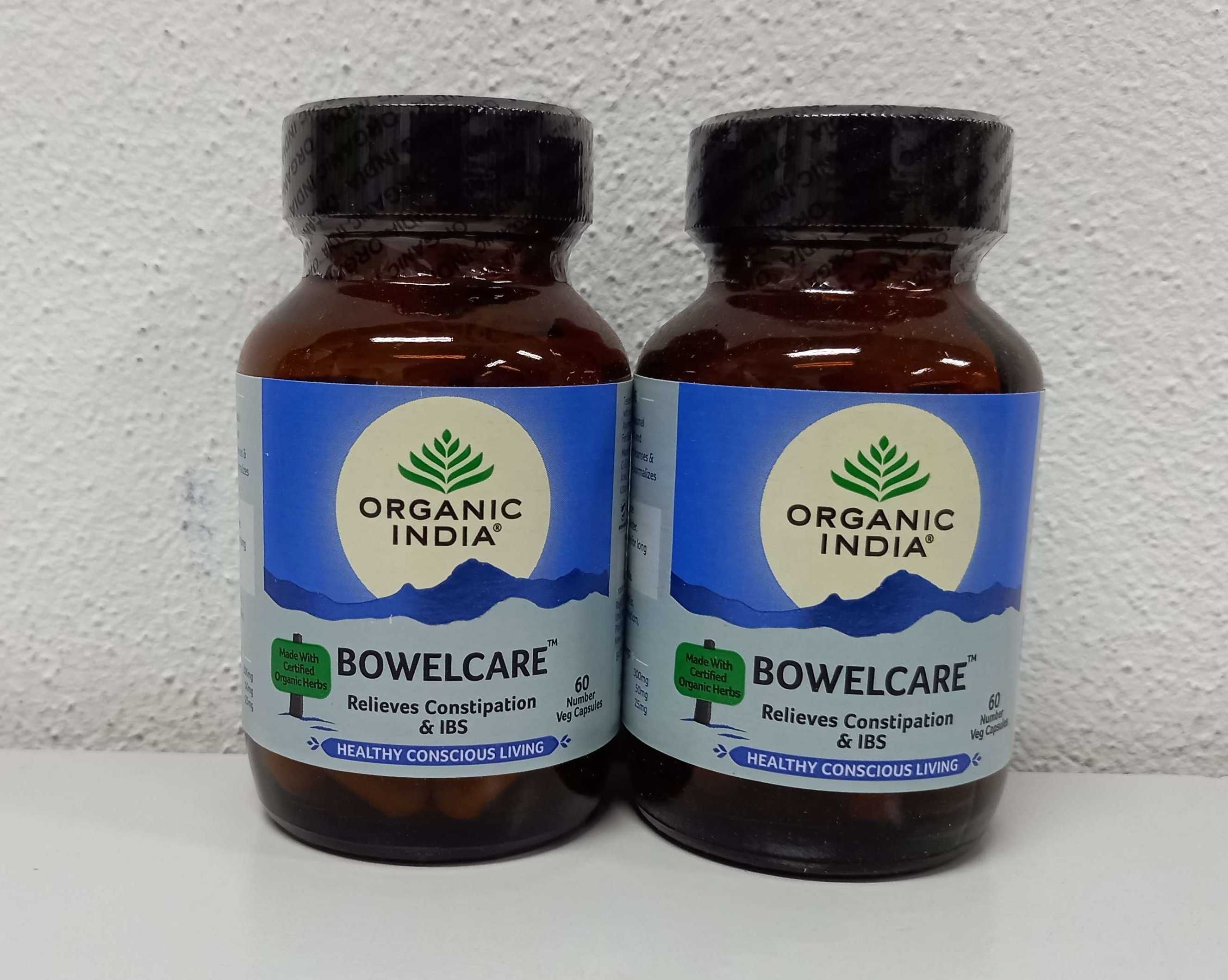 2x supelment Bowelcare układ pokarmowy Organic India 60 kaps