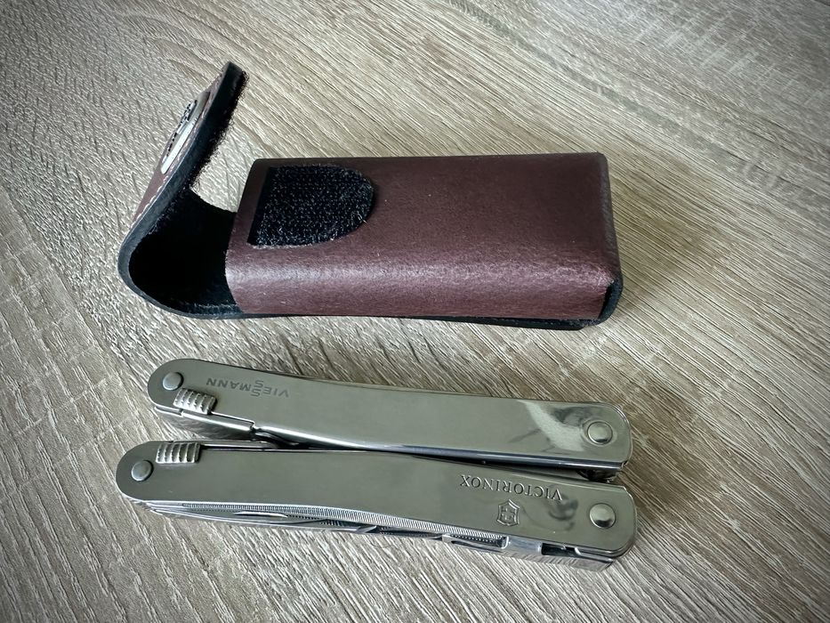 Swiss Tool Spirit X Victorinox, nowy z etui skorzanym