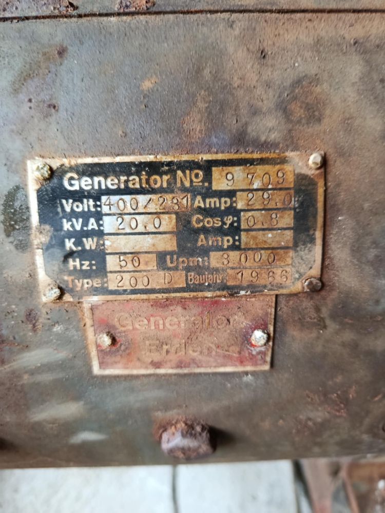 Generator prądu Erden 20 kv