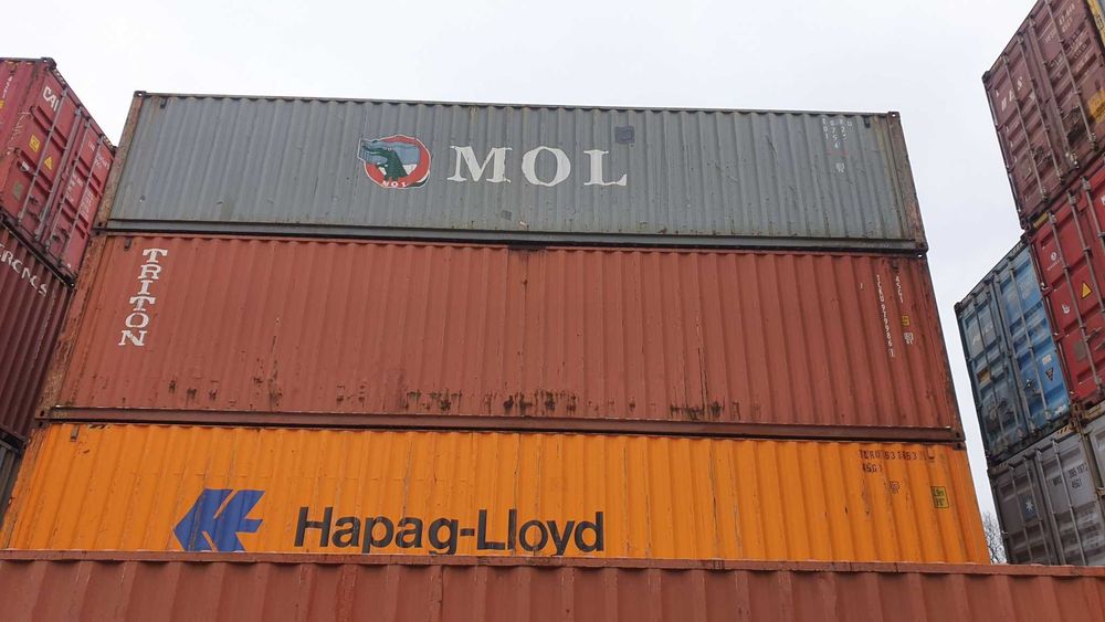 Kontener morski magazynowy 40 DV/HC 12 metrowy, używany