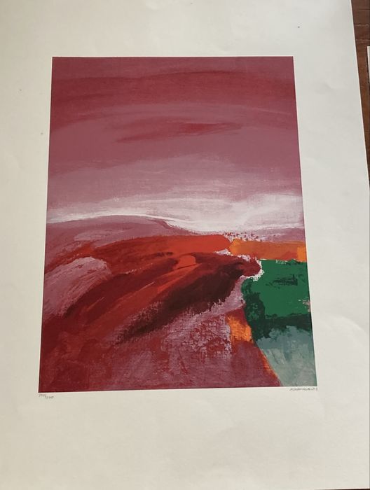 Três serigrafias artisticas