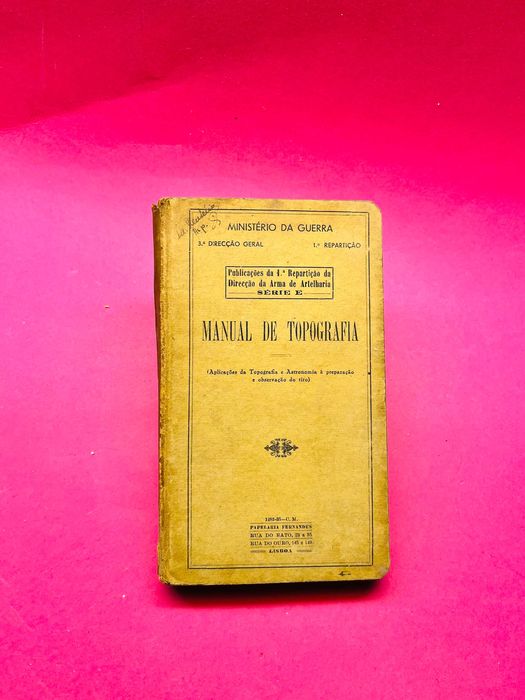 Manual de Topografia - Ministério da Guerra
