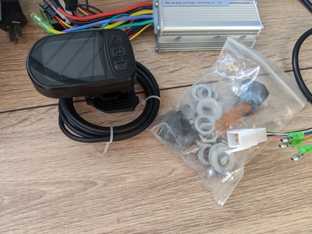 Электро комплект для велосипеда 48v 500w 15Ач BMS 30А