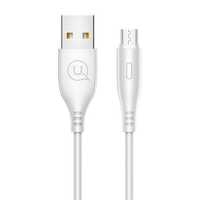 Kabel USAMS U18 Micro USB 2A Fast Charge 1M Biały - Najwyższa Jakość