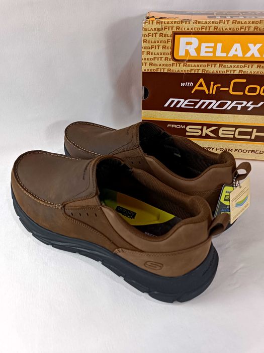 Чоловічі шкіряні мокасини Skechers Zenfield 48 розмір