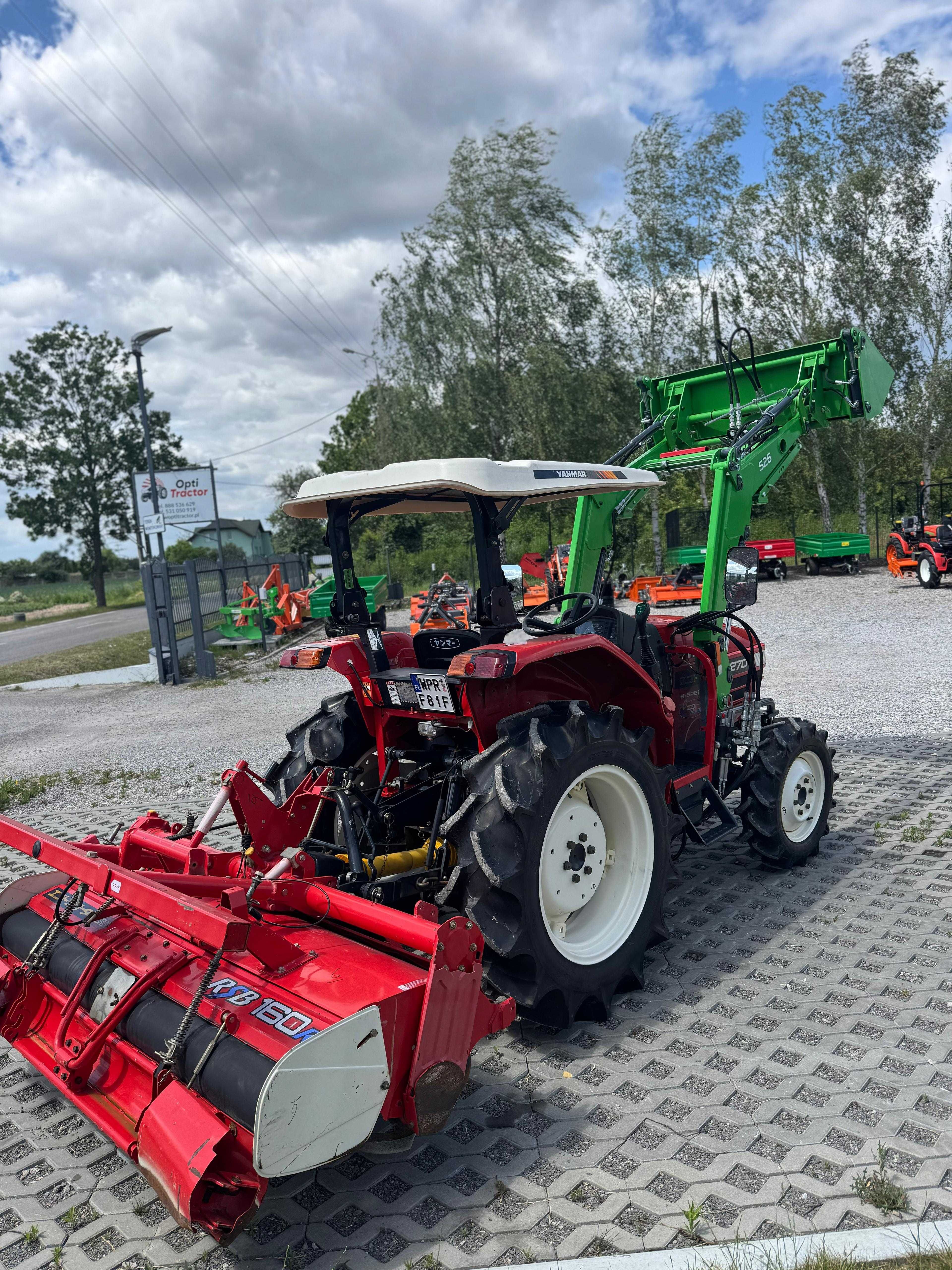 YANMAR AF270, 27KM, 4x4, Hi-speed , REWERS, Zarejestrowany