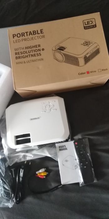 Проектор Led 720p TouYinGer T4 mini, 3000 Лм, HDMI, USB, SD АС3 версія