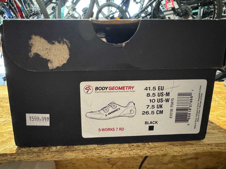 buty szosowe s-works 7 RD czarne 41,5