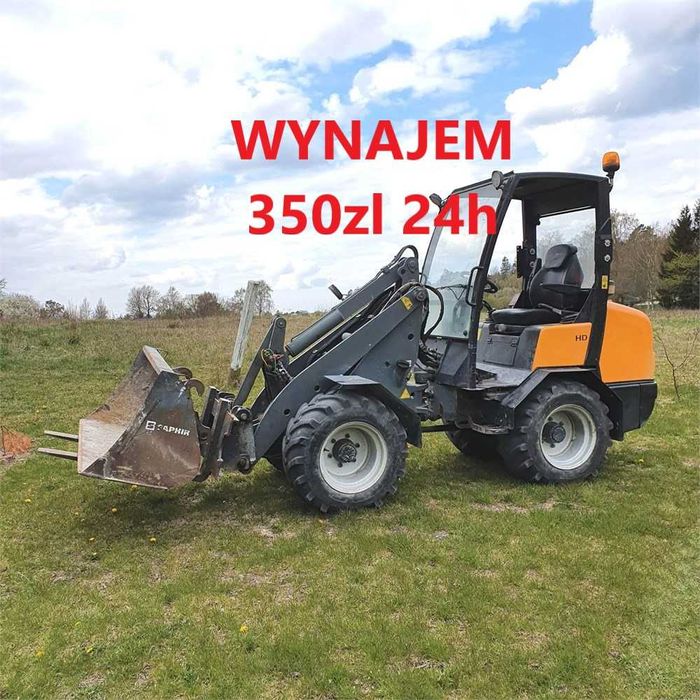 Wynajme ładowarke 4x4 przeglubową ladwarka wypozycze