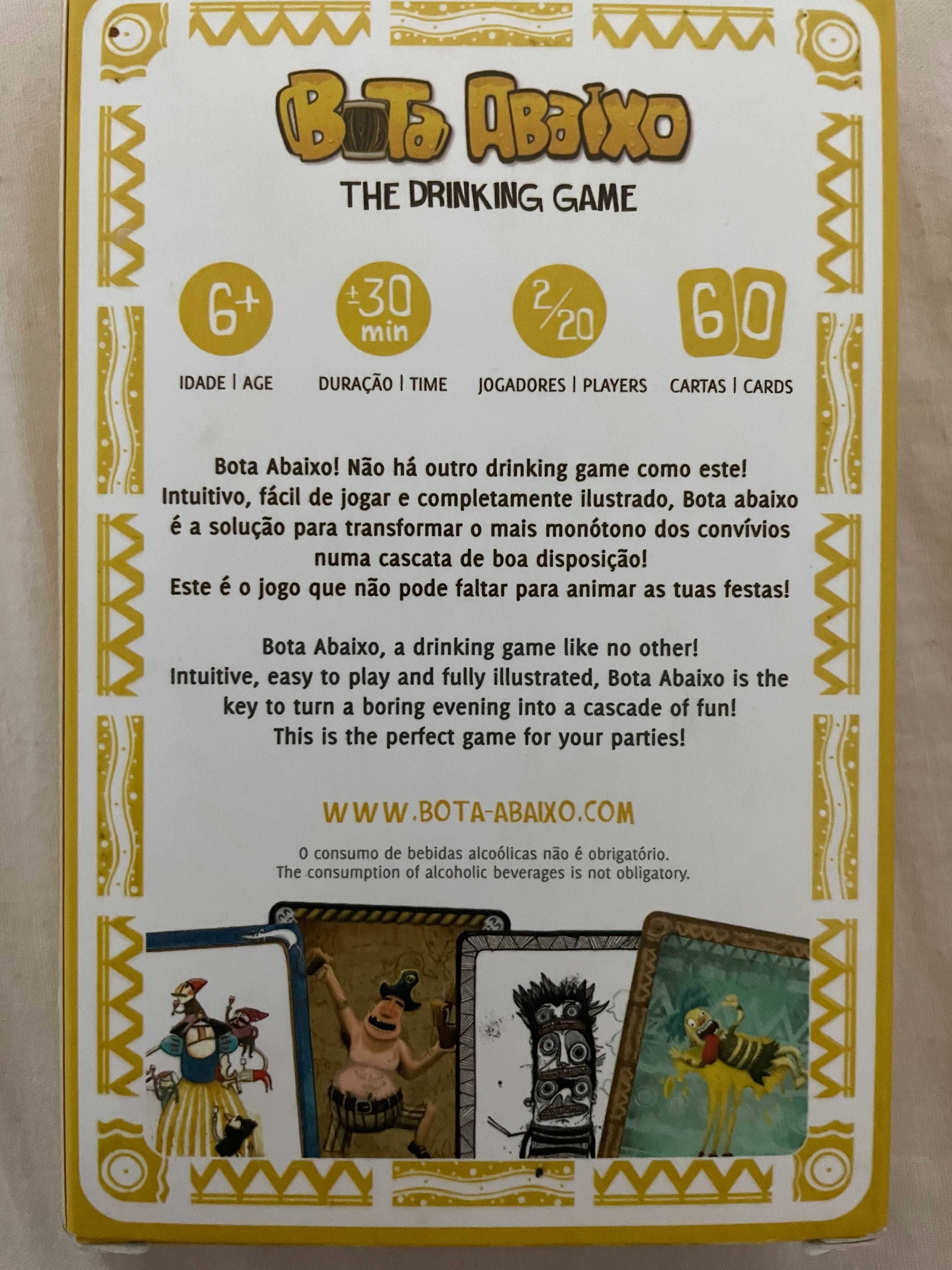 Jogo de bebida de cartas