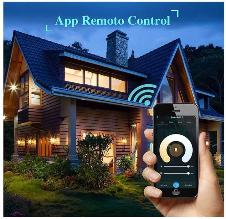 Zestaw 4 inteligentnych żarówek RGBCW E14 Wifi 4.9W