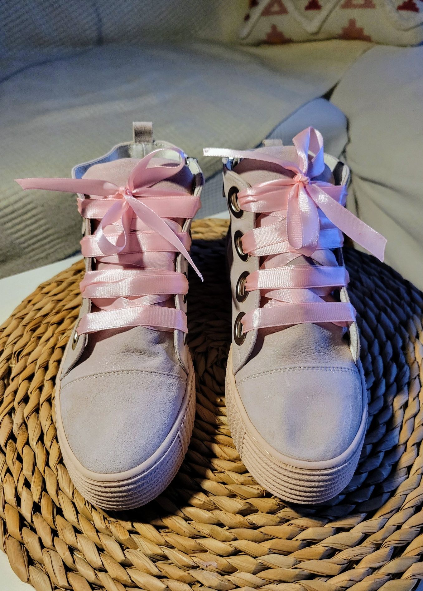 Różowe sneakersy Marshall (38)
