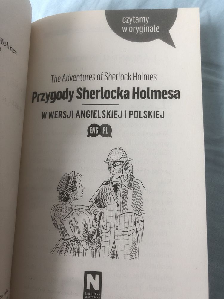 Książka Przygody Sherlocka Holmesa w wersji angielskiej i polskiej