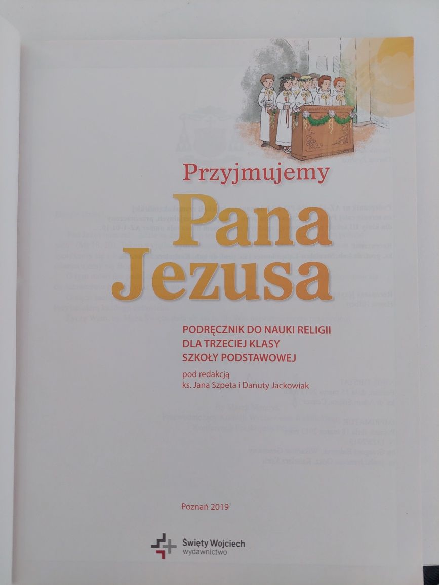 Podręcznik do religii przyjmujemy Pana Jezusa