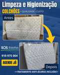 Limpeza e higienização de colchões sofás carpetes tapetes alcatifas