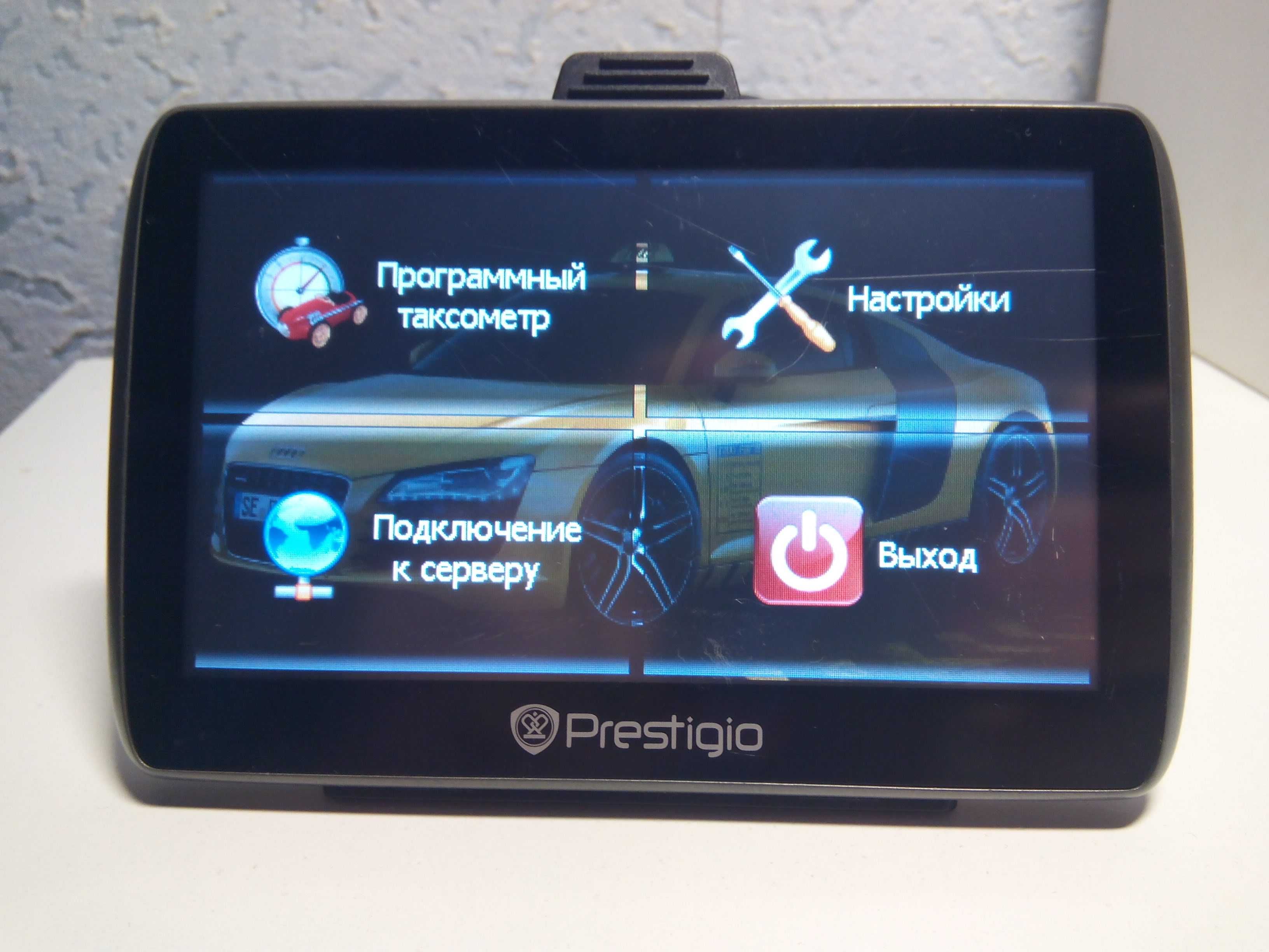 Prestigio Geovision 5000 навигатор с функцией таксометра и новыми карт