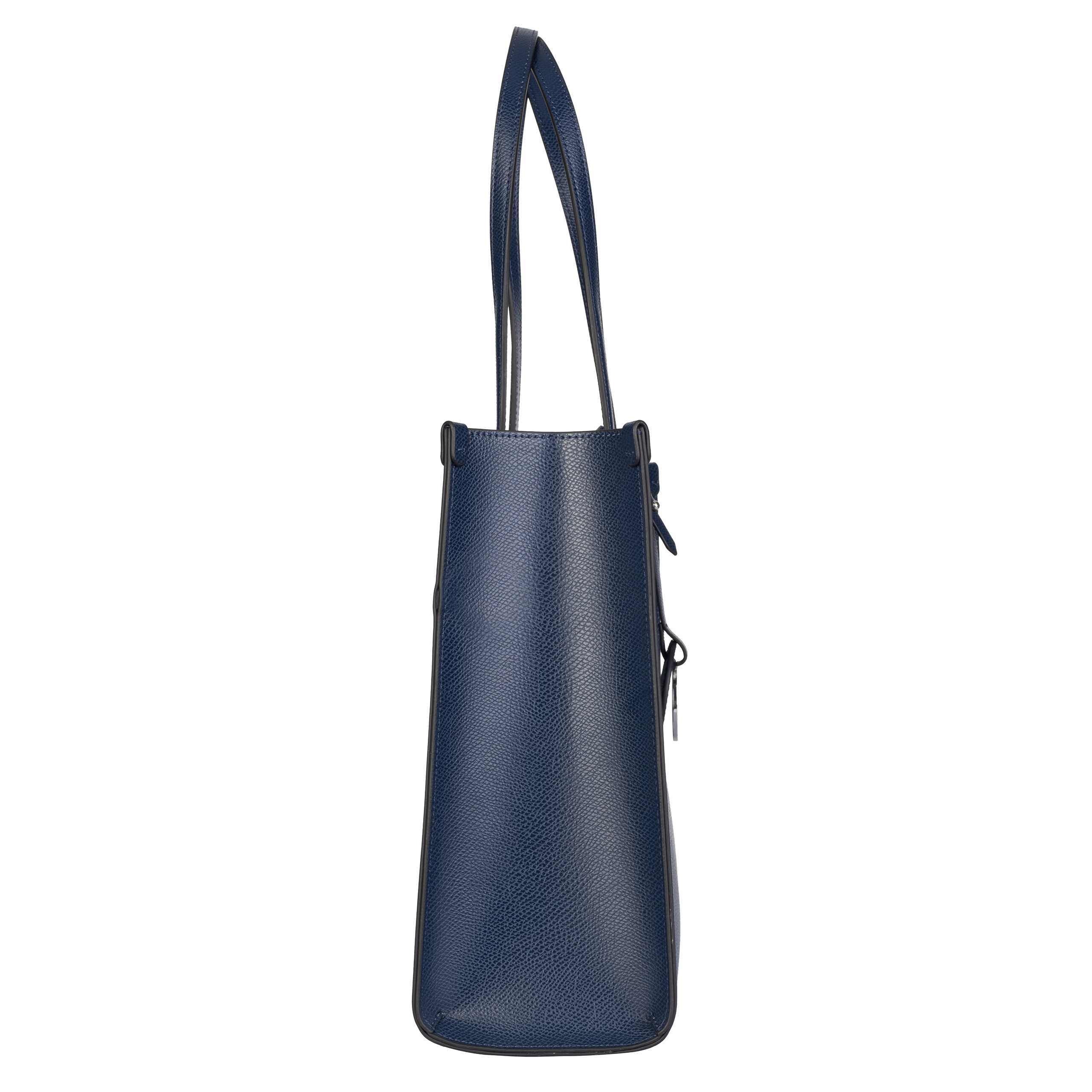 EMPORIO ARMANI luksusowa torebka SHOPPER bag NAVY