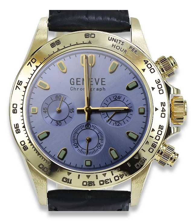 Złoty zegarek męski damski 14k 585 Geneve mw014ydbl Poznań biżuteria