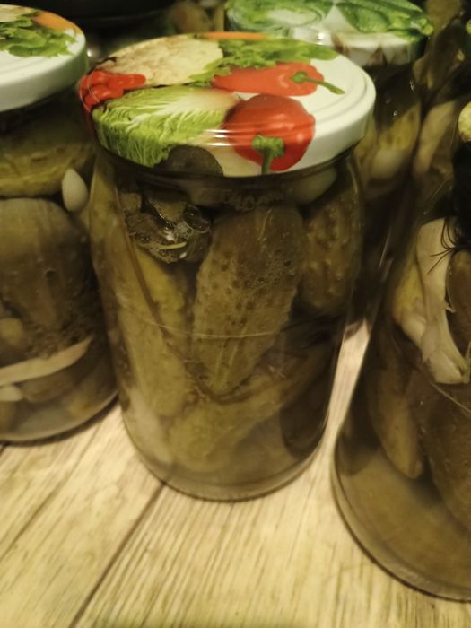 Ogórki kiszone 0,9l.