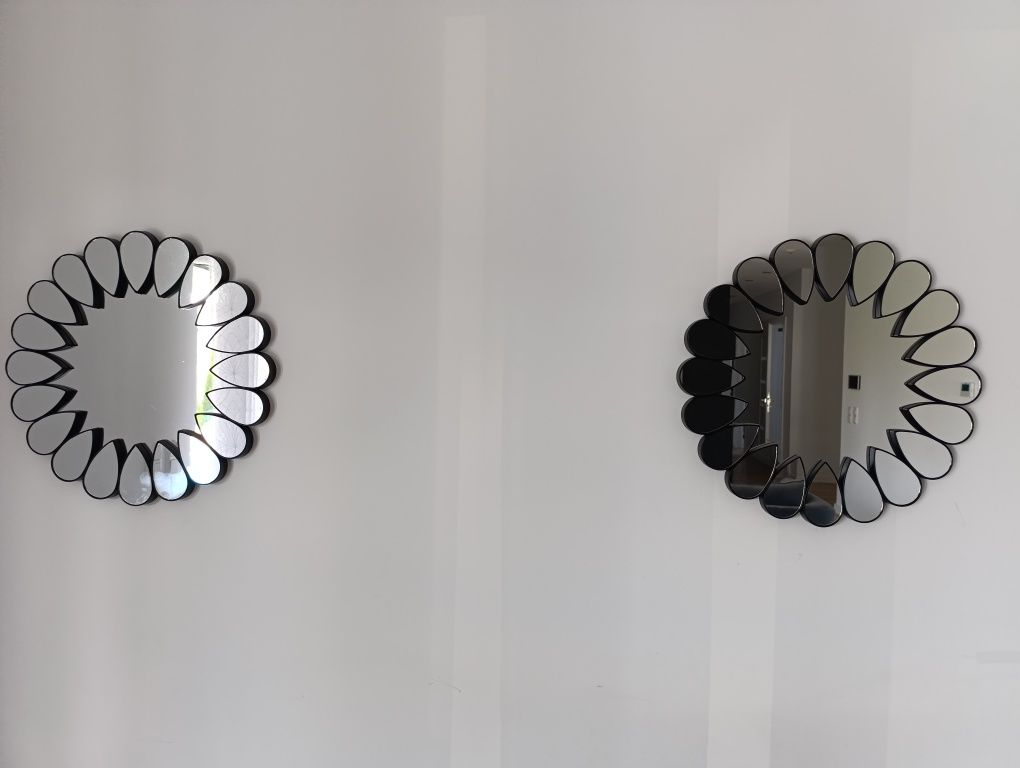 2 szt lampy Glamour + 2 szt lustra Glamour