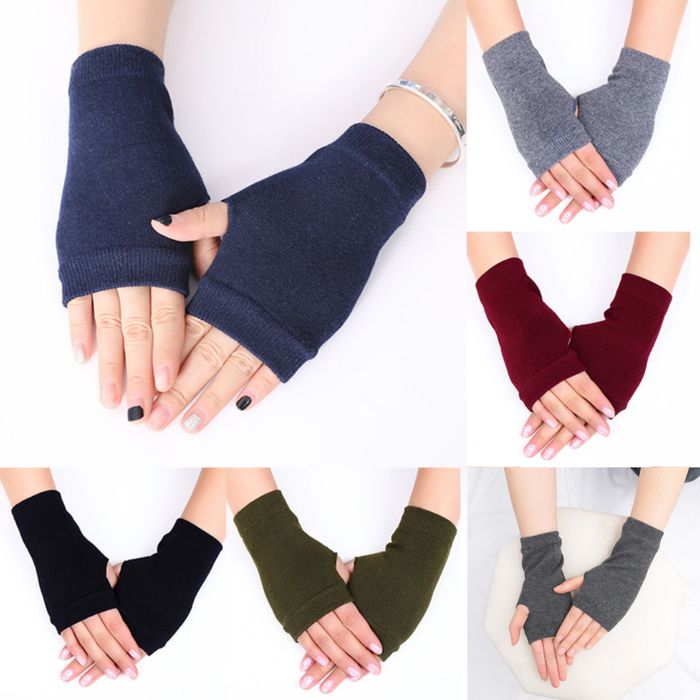 Мітенки жіночі короткі, рукавички без пальчиків, рукавиці без пальців