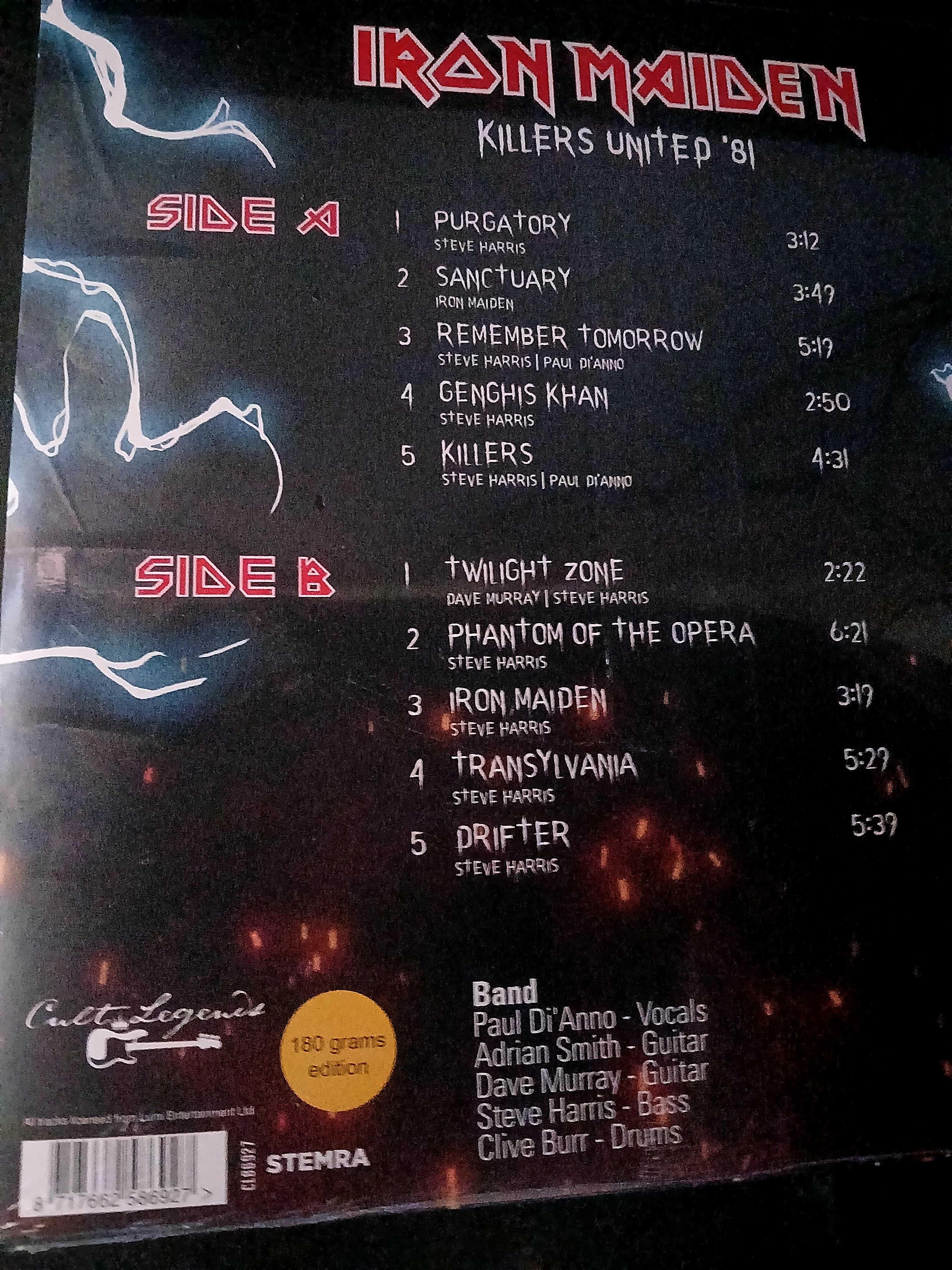 IRON MAIDEN  - Bootleg / Unofficial / Vinil /Novo