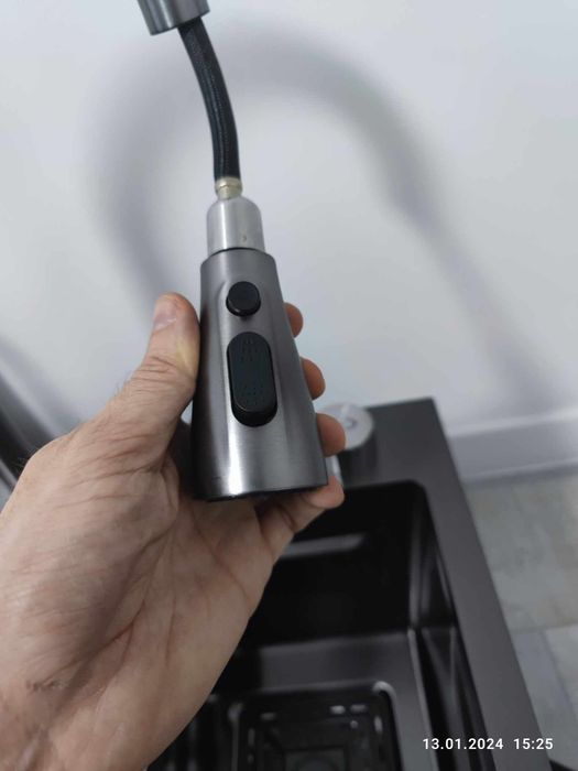 Мийка кухонна багатофункціональна з нержавіючої сталі "Водоспад"