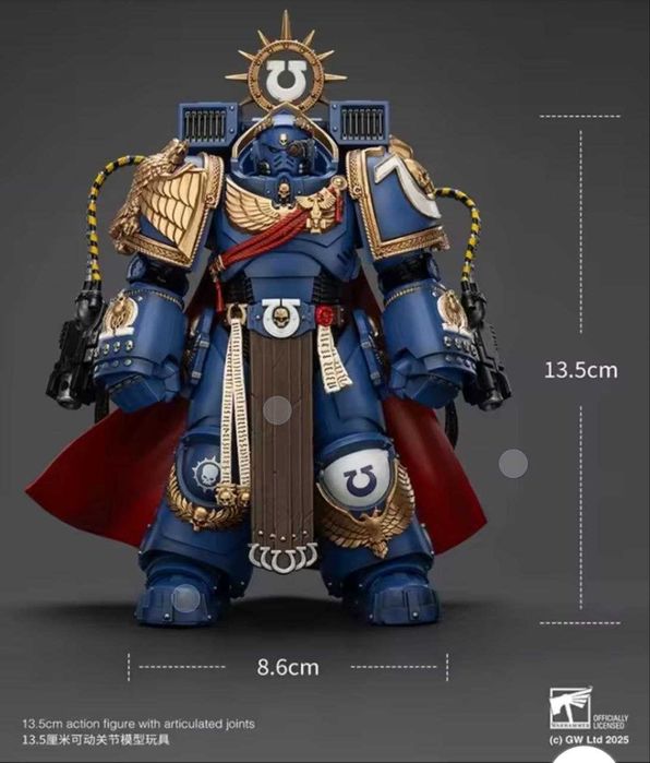 Коллекционная фигурка Joytoy Warhammer Магистр Ультрамаринов Калгар