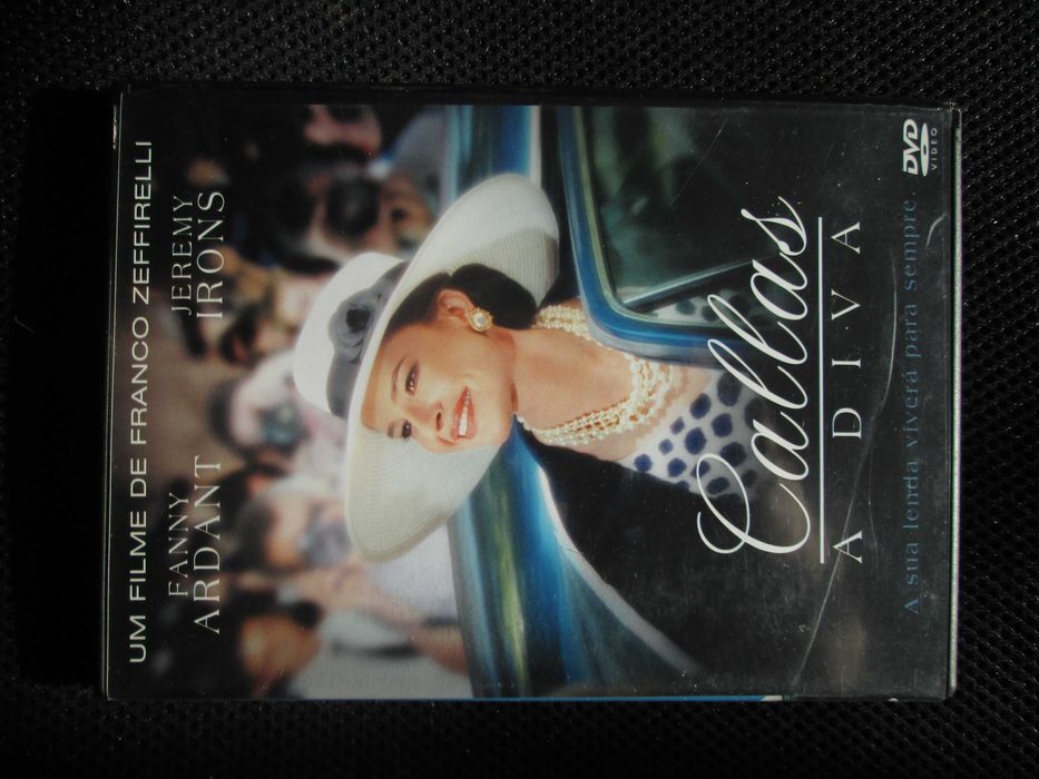 DVD Callas A Diva, de Franco Zefirelli, com Fanny Ardant, Jeremy Irons