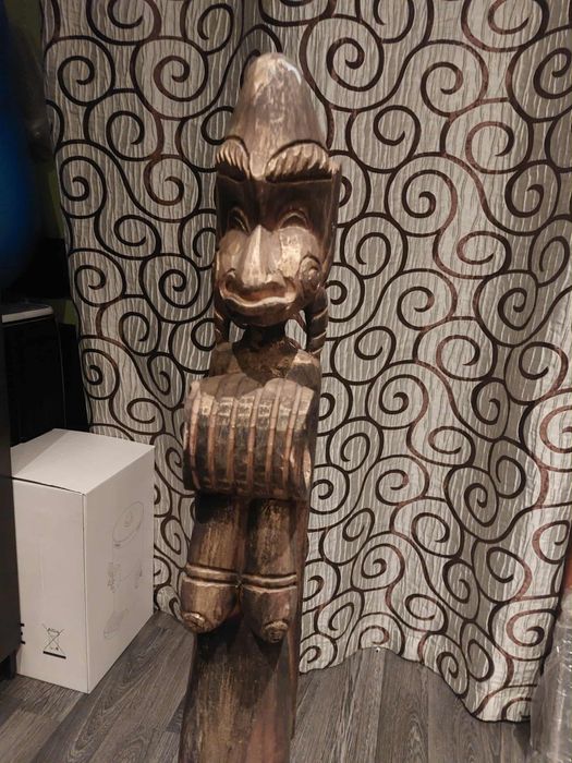 Rzeźba figurka z drewna 100cm