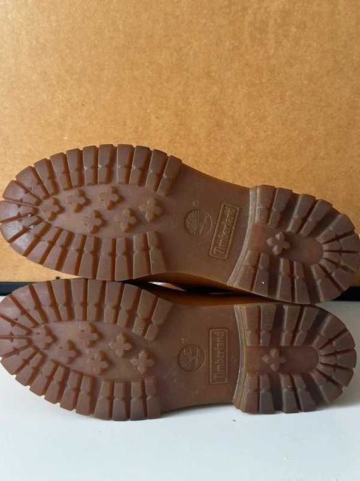 Timberland skórzane ocieplane boots 40 | brązowe, klasyczne