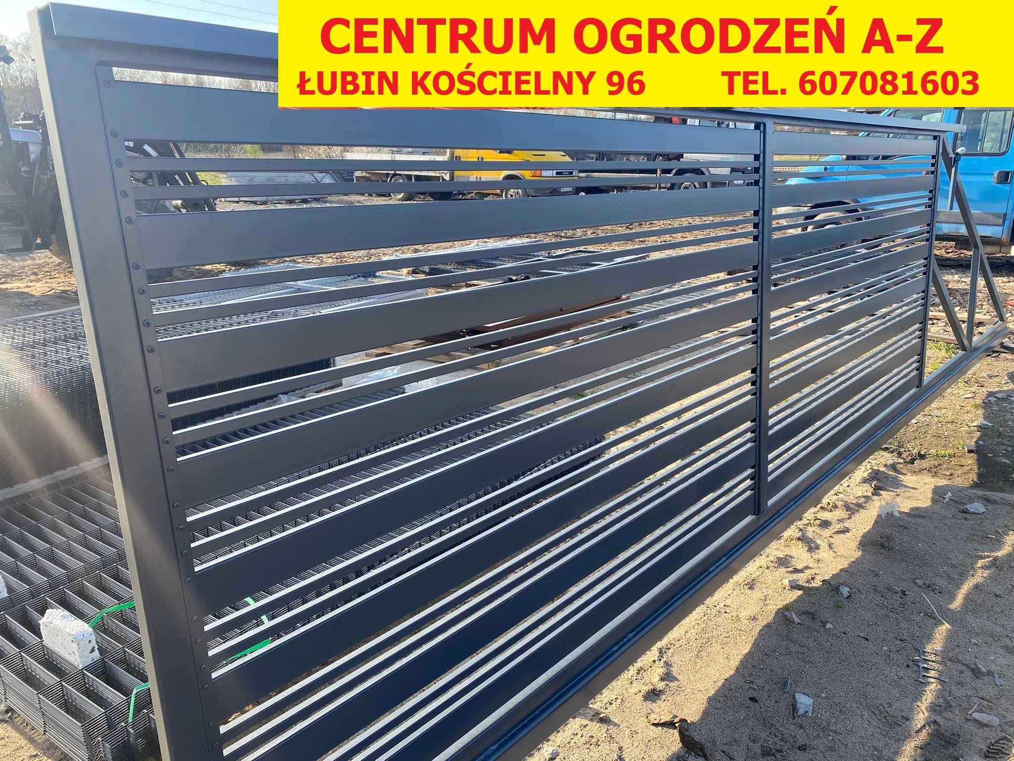 Płot panelowy ogrodzenie panelowe komplet 123 cm fi 4 mm + płyta