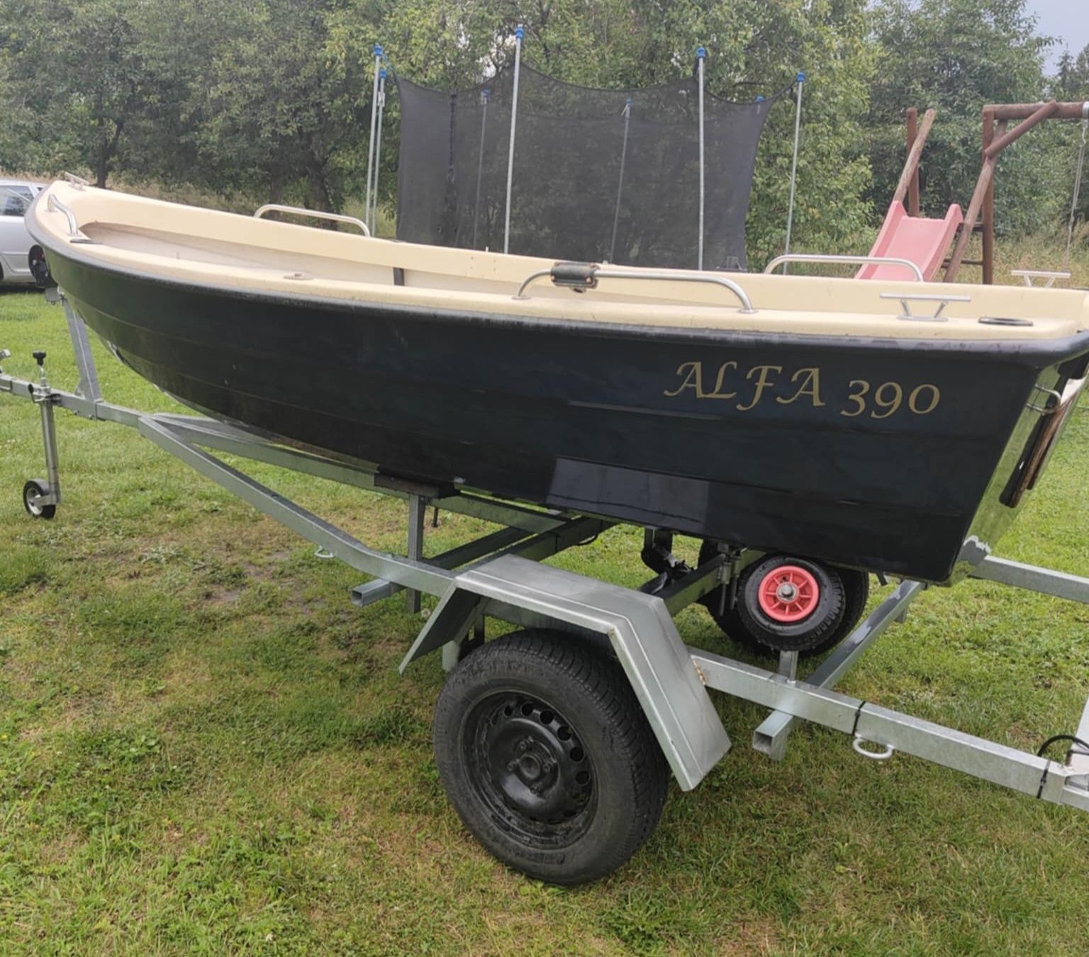 Łódź łódka wędkarska Alfa 390