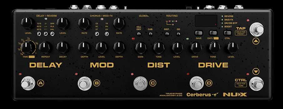 NUX CERBERUS / MOOER GE100 / NUX Sculpture (compressor)