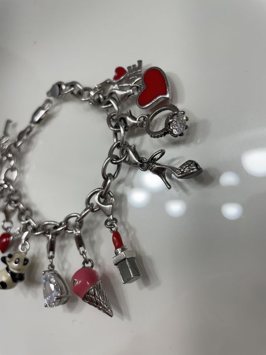 Apart bransoletka srebro z charmsami