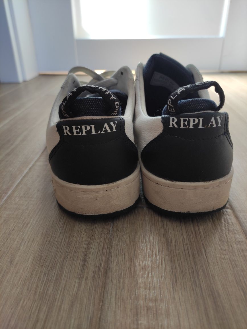 Sprzedam skórzane adidasy marki Replay rozm. 40