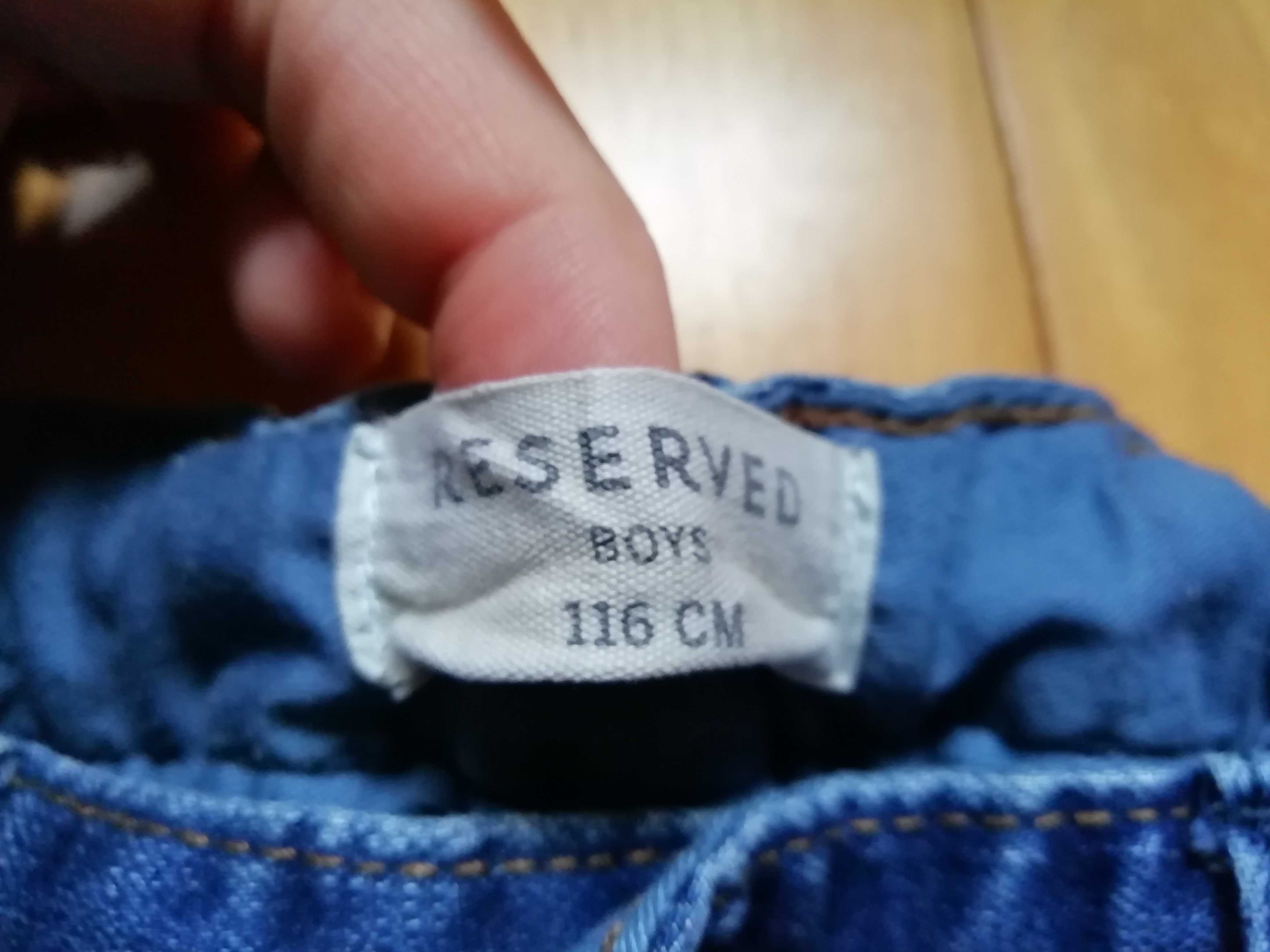 Spodnie jeansowe chłopięce na gumce Reserved 116 cm