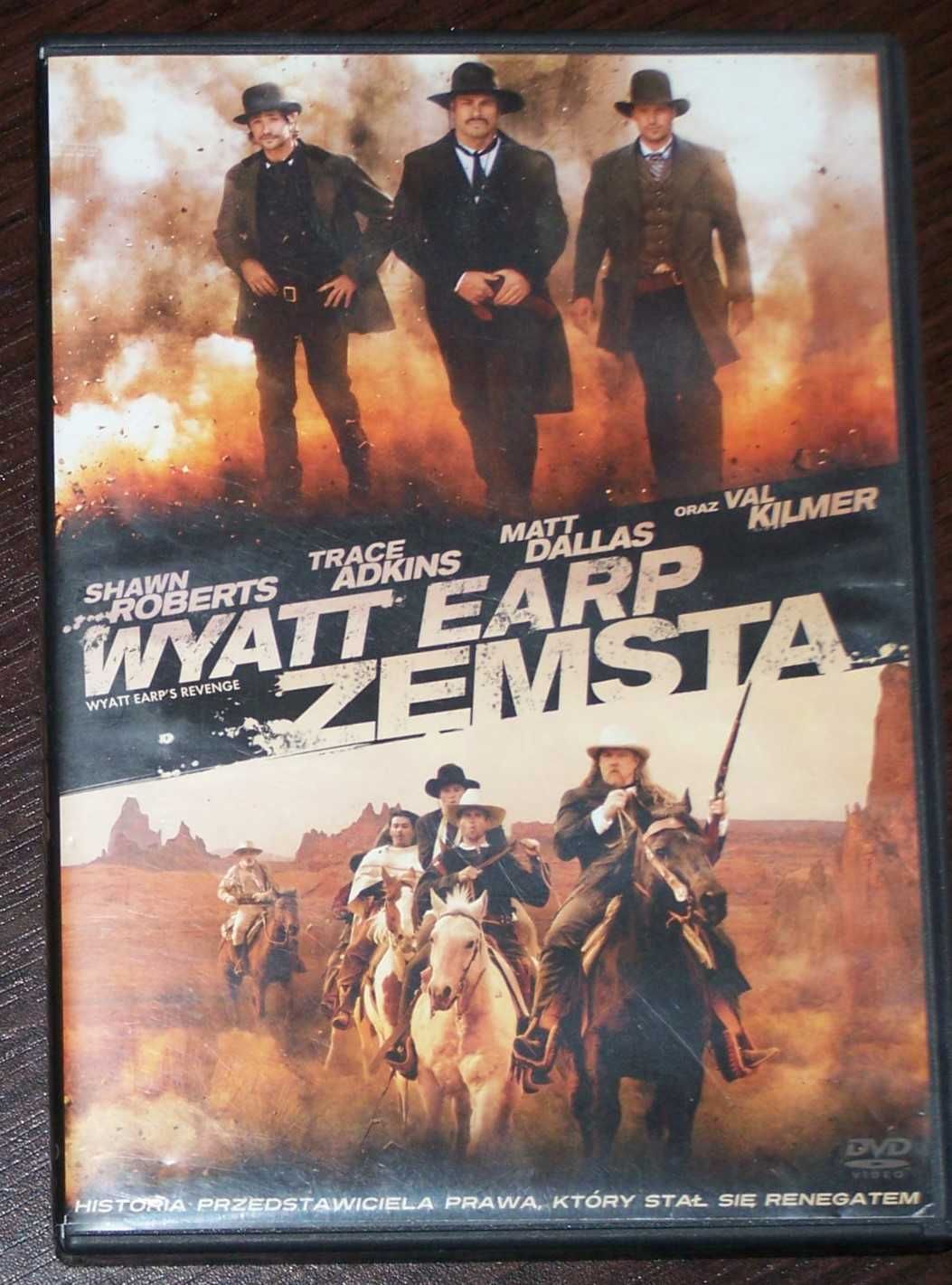 WYATT EARP ZEMSTA western DVD Val Kilmer Shawn Roberts unikat