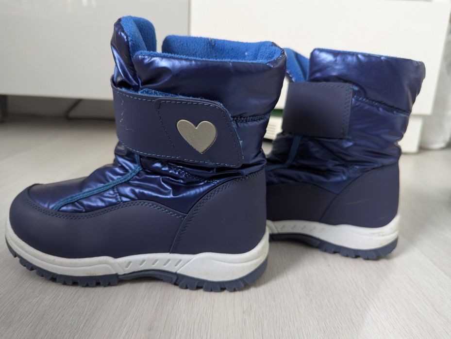 Buty zimowe śniegowce dziewczęce 35 36