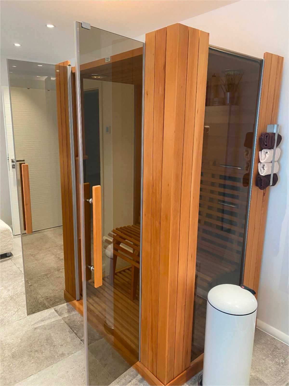 Sauna kabina na podczerwień infrared full spectrum 2os LED RADIO MP3