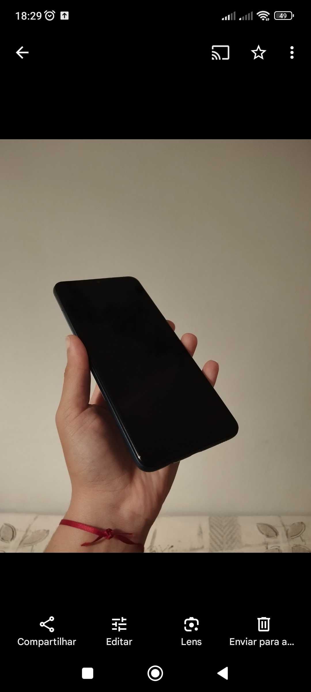 Samsung A12 formatado com fones de oferta